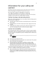 Preview for 4 page of Acer P1101 Series User Manual