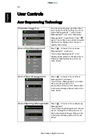 Preview for 34 page of Acer P1265 Series User Manual