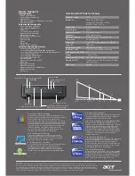 Preview for 2 page of Acer P1266 Series Quickspecs