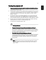 Предварительный просмотр 21 страницы Acer P1273 Series User Manual