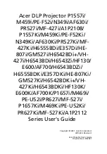 Preview for 1 page of Acer P1557i Series User Manual