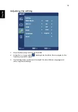 Предварительный просмотр 25 страницы Acer P224W User Manual