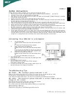 Acer P234W User Manual preview