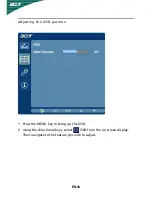 Предварительный просмотр 17 страницы Acer P236HL User Manual