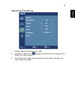 Предварительный просмотр 25 страницы Acer P244W User Manual