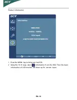 Предварительный просмотр 19 страницы Acer P246HL User Manual