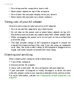 Preview for 8 page of Acer P259-MG User Manual