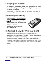 Preview for 16 page of Acer P300 User Manual