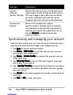 Preview for 52 page of Acer P300 User Manual