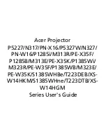 Acer P5227 Series User Manual предпросмотр