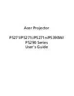 Acer P5290 Series User Manual предпросмотр