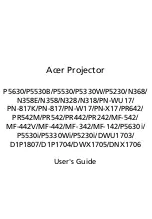 Preview for 1 page of Acer P5530 User Manual