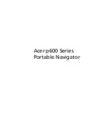 Preview for 1 page of Acer p600 Series User Manual