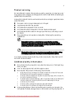 Preview for 5 page of Acer P7213 User Manual