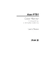 Acer P791 User Manual preview