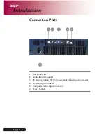 Предварительный просмотр 8 страницы Acer PD-113P User Manual