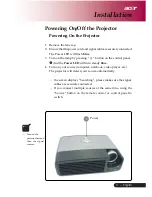 Предварительный просмотр 11 страницы Acer PD-113P User Manual