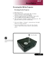 Preview for 11 page of Acer PD-115 User Manual