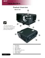 Preview for 6 page of Acer PD100 User Manual