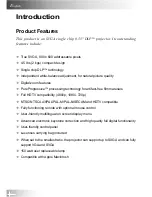 Preview for 4 page of Acer PD110 User Manual