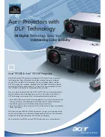 Acer PD116P Specification Sheet preview