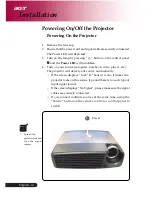 Preview for 14 page of Acer PD117D Series Manual