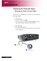 Preview for 16 page of Acer PD117D Series Manual