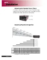 Preview for 14 page of Acer PD123 User Manual