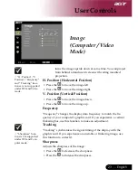 Preview for 25 page of Acer PD311 series User Manual