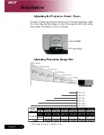 Preview for 14 page of Acer PD322 User Manual