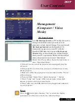 Preview for 27 page of Acer PD525D Manual