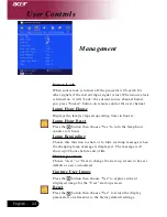 Preview for 24 page of Acer PD723 User Manual