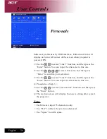 Preview for 26 page of Acer PD723 User Manual