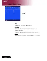 Preview for 28 page of Acer PD723 User Manual