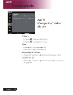 Preview for 34 page of Acer PD724 Series Manual