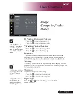 Preview for 6 page of Acer PD726W User Manual