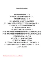 Предварительный просмотр 1 страницы Acer PE-S42 User Manual