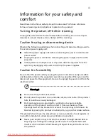 Preview for 3 page of Acer PE-S42 User Manual