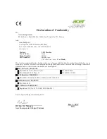 Предварительный просмотр 8 страницы Acer PE270K User Manual