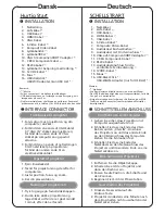 Preview for 4 page of Acer PF-807 Series Quick Start Manual