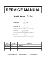 Preview for 1 page of Acer PH530 series Service Manual