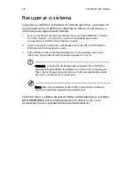 Preview for 38 page of Acer Power 1000 Manual Do Utilizador