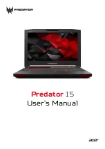 Acer PREDATOR 15 G9-591 User Manual preview