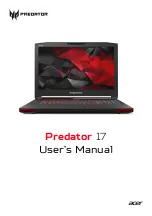 Preview for 1 page of Acer Predator 17 User Manual