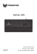 Preview for 1 page of Acer Predator Aethon 100 Quick Start Manual