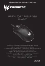 Acer PREDATOR CESTUS 330 Quick Start Manual предпросмотр