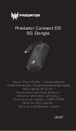 Acer Predator Connect D5 5G Dongle Quick Start Manual preview