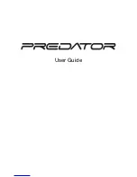 Предварительный просмотр 1 страницы Acer Predator G Series User Manual