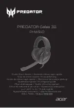 Preview for 1 page of Acer PREDATOR Galea 311 Quick Start Manual