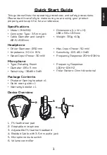 Preview for 2 page of Acer PREDATOR Galea 311 Quick Start Manual